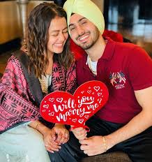 Neha kakkar and rohanpreet singh got married last year in delhi on october 24 she is currently the judge on indian idol 12 along with himesh reshammiya. Neha Kakkar Shares Pictures Of Rohanpreet S Marriage Proposal Says Life Is More Beautiful With You