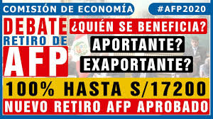 El retiro de hasta 4 uit solo será válido para afiliados que no aporten desde hace 12 meses o que tengan. Retiro Afp Comision De Economia Aprobo Liberar Hasta S 17 200 De Los Fondos De Afp Ya No El 100 Youtube