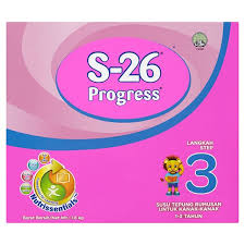 Susu kualitas gold ini mengandung gizi yang cukup untuk memenuhi kebutuhan bayi diantaranya protein, karbohidrat, asam linoleat, kalsium, vitamin, dan mineral untuk pertumbuhan. S 26 Progress Step 3 Formula Milk Powder For Children 1 3 Years 1 8kg Tesco Groceries