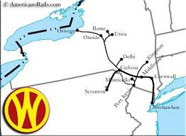The New York Ontario And Western Railway Railroad History Train Route Ontario