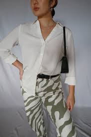 How I Style Green Zebra Print Here Is Emily