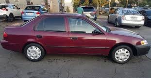 98 Toyota Corolla Ce In Los Angeles Ca 90011 1000 1500 Red Toyota Corolla Toyota Cheap Cars For Sale