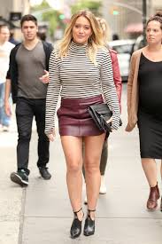 hilary duff arrives at abc kitchen in