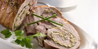 Gigot D Agneau Farci Au Lard Recette Roti De Veau Farci Gigot Agneau Roti De Veau