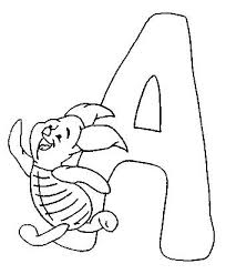 Check out our winnie the pooh letter selection for the very best in unique or custom, handmade pieces from our shops. Coloring Pages Winnie The Pooh Alphabet Picture 1