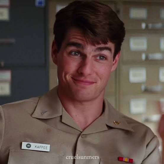 Tom Cruise as Daniel Kaffee in A Few Good Men (1992)