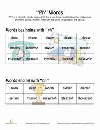 Words With Ph Worksheet Education Com Learning Phonics Phonics Worksheets Phonics Lesson Plans