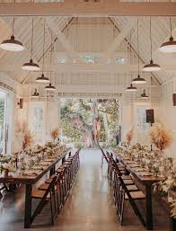 Get The Look A Modern Farmhouse Venue In Los Angeles Barn Wedding Venue Wedding Venue Decorations Farmhouse Wedding