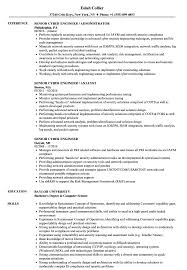 cyber security engineer resume sample