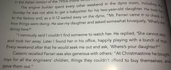 Maybe you would like to learn more about one of these? I Wanted To Share This Story About Enzo Ferrari From The Book That I Received Today Enzo Was A Very Private Individual Who Rarely Gave Interviews Autos