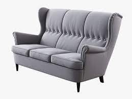 Still in the ligne roset catalogue at up to $8,225rrp (dependent on fabric choice). Ikea Strandmon Three Seat Sofa 3d Model 30 Obj Max Free3d