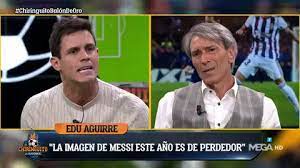 El Chiringuito de Jugones: Duro cara a cara entre Edu Aguirre y 'Lobo'  Carrasco por el Balón de Oro