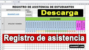 Check spelling or type a new query. Registro De Asistencia Automatizado Para Estudiantes Inicial Primaria Secundaria Docente21