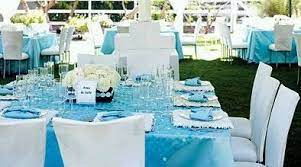 Muyameno Com Decoracion De Bodas Salones Decorados De Turquesa Ocean Blue Weddings Blue Themed Wedding Beach Inspired Wedding Decor