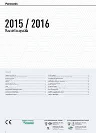 Today, its primary activities are in the production of room air conditioners and component parts. Panasonic Raumklimagerate Effizient Und Komfortabel Fur Jeden Raum 2015 Pdf Kostenfreier Download
