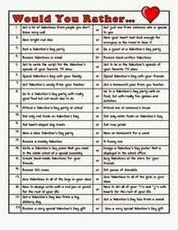 Would You Rather Questions For Teens Google Search Valentines School Valentine S Day Questions Valentines Games