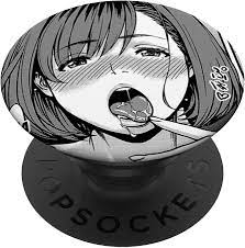 Amazon.com: Ecchi Hentai Otaku Girl Ahegao Waifu Pleasure Face PopSockets  PopGrip: Swappable Grip for Phones & Tablets : Cell Phones & Accessories