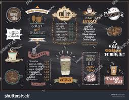 Chalkboard Coffee And Desserts Menu List Designs Set For Cafe Or Restaurant Best Coffee Good Morning Welcome Desserts Menu Coffee Shop Menu Cafe Menu Design
