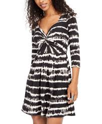 Black And Gold Tie Dye Dress Planet Gold Juniors Tie Dye Twist Front Dress Reviews Dresses Juniors Macy S Junior Dresses Review Dresses Dresses