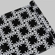 Black glass shelf paper rack robe hook stainless steel bathroom storage set towel rack bathroom hardware bathroom accessories. Yifely White Skeleton Skull Furniture Protective Paper Black Self Adhesive Shelf Liner Bookcase Sticker Halloween Decor 17 7 Inch By 13 Feet Buy Online In Bahamas At Bahamas Desertcart Com Productid 40071778