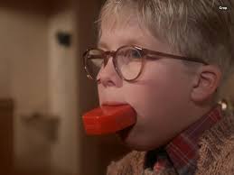 Christmas movie with soap in the mouth