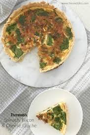 Thermomix Spinach Bacon And Cheese Quiche Recipe In 2020 Bacon And Cheese Quiche Cheese Quiche Quiche Recipes