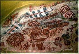 There are also native american pictogram examples in caves of the southwestern united states. Chumash Indians Google Images Cave Paintings Rock Art Petroglyphs Art