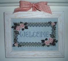 12 x 30 beginner brazilian embroidery design complete directions. Advanced Embroidery Designs Rose Welcome Sign