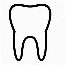 Image Result For Svg Tooth Outline Tooth Outline Tooth Fairy Bag Tooth Fairy