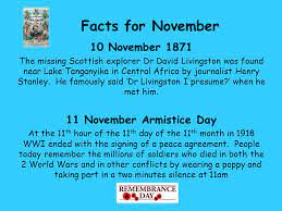 This penguin trivia may surprise you! Facts For November 10 November 1871 The Missing Scottish Explorer Dr David Livingston Was Found Near Lake Tanganyika In Central Africa By Journalist Henry Ppt Download