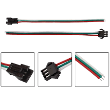 3 Pin Connector Led Power Male To Female Sm Wire Cable Adapter For Ws2812b Ws2812 Ws2811 Led Light Strip 1 Pair Dmc Accessorie 020