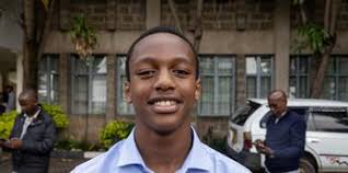 Top 2023 KCPE student Michael Warutere 