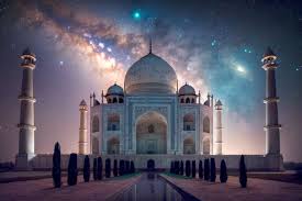 THE TAJ MAHAL in INDIA | night stars ...