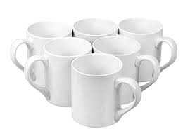Amazon Com 8 White Coffee Mugs 14oz Solid Porcelain Dinnerware Klikel Ceramic Mug Set Coffee Cups Mugs Porcelain Dinnerware Mugs Ceramic Dinnerware