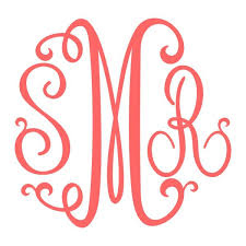 Download Image Result For Svg Vinyl Circle Monogram Font Free Download Cricut Monogram Font Free Monogram Fonts Cricut Monogram