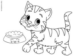 Have fun discovering pictures to print and drawings to color. Super Cute Cat Coloring Pages Easy No Prep Kids Activity The Artisan Life