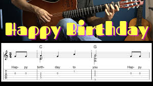 • happy birthday instrumental tab. Happy Birthday Tab Sheet Music Freewheelinguitar Com