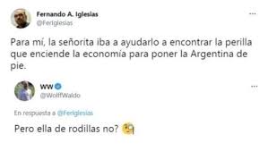El escándalo por el machismo explícito y público de fernando iglesias contra florencia peña sigue y ahora fue la propia actriz la que adelantó qué analiza hacer con el diputado macrista. Kziyoxrfneacgm