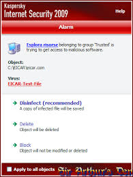 Eicar Test File Antimalware Testing With No Collateral Damages Sir Arthur S Den