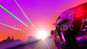 Retro Futuristic 80s Style Car Stock Footage Video Of Cyberpunk Synth 130674452 Auto repair shop retro poster. retro futuristic 80s style car stock