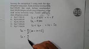 Soal cerita dan pembahasan barisan dan deret aritmatika. Cara Menyelesaikan Soal Cerita Yang Berkaitan Barisan Dan Deret Aritmetika Dengan Mudah Youtube