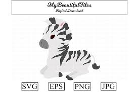 Download Zebra Clipart Design Graphic By Mybeautifulfiles Creative Fabrica SVG Cut Files