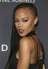 Coiffure Cheveux Afro Tresses Collees Fines Serrees Hairstyles Coiffure Cheveux Afro Cheveux Afro Coiffure