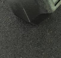 Straight Edge Rubber Tile Black 1/2 Inch 2x2 Ft. Pacific