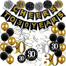 Check spelling or type a new query. Buy 30th Birthday Decorations For Him 30th Birthday Party Supplies 30th Number Balloons Men Cheers To 30 Birthday Decorations Dirty 30 Years Party Online In Turkey B08gbzjrhl