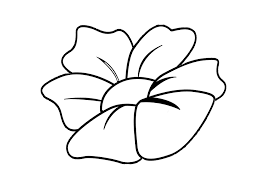 The benefit is that you can choose to make your own flower coloring pages. Coloring Of A Flower Without A Stem Razukraski Com