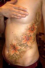 Pictures Of Tattoos To Cover Stretch Marks On Stomach To Cover Stretch Marks Realistic Flower Tattoo Stretch Mark Tattoo Tattoos