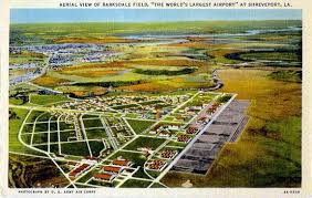 Penny Postcards From Louisiana Bossier City Louisiana Aerial View Barksdale Air Force Base