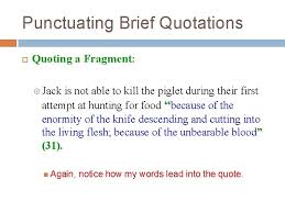 The creative brief is vital to creative departments. Writing And Incorporating Quotes Effectively Minilesson What The