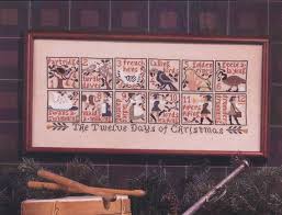 I wish i could find the 12th one to complete the 12 days of christmas. The 12 Days Of Christmas Counted Cross Stitch Pattern